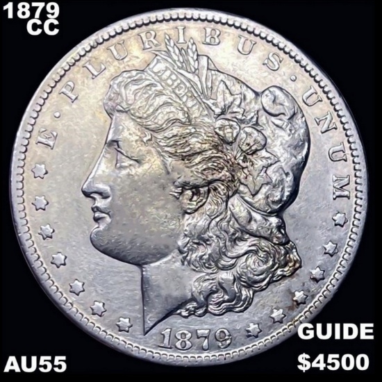 1879-CC Morgan Silver Dollar CHOICE AU