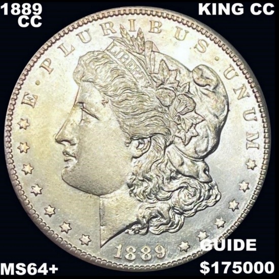 1889-CC Morgan Silver Dollar CHOICE BU+