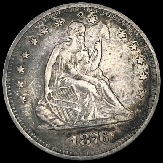 1876-S Seated Liberty Quarter LIGHTLY CIRCULATED