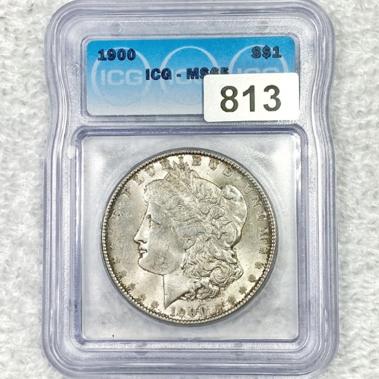 1900 Morgan Silver Dollar ICG - MS65