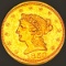 1850 $2.50 Gold Quarter Eagle UNCIRCULATED