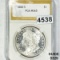1880-S Morgan Silver Dollar PGA - MS65