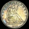 1839 Seated Liberty Half Dollar NEARLY