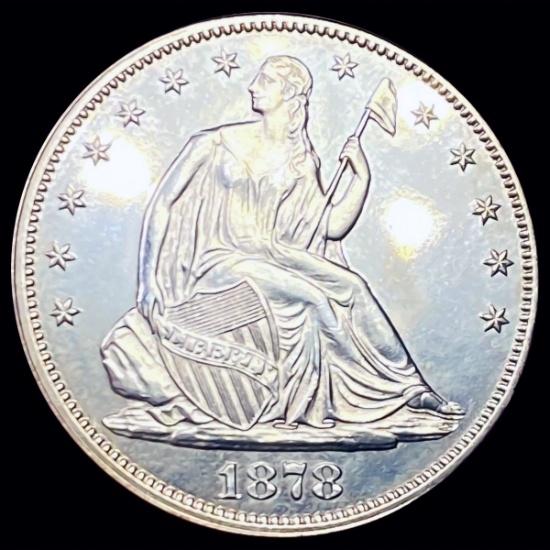 1878 Seated Liberty Half Dollar CHOICE PROOF