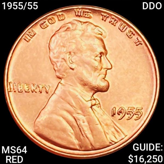 1955/55 Lincoln Wheat Cent CHOICE BU RED