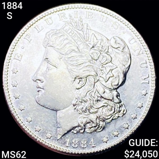 1884-S Morgan Silver Dollar UNCIRCULATED