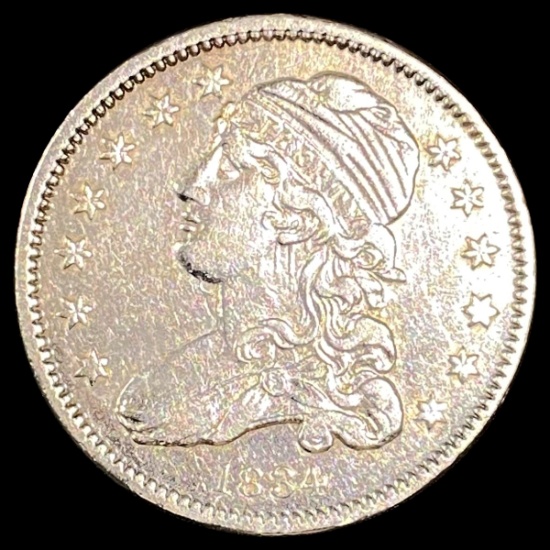 1834 Capped Bust Quarter CLOSELY UNCIRCULATED