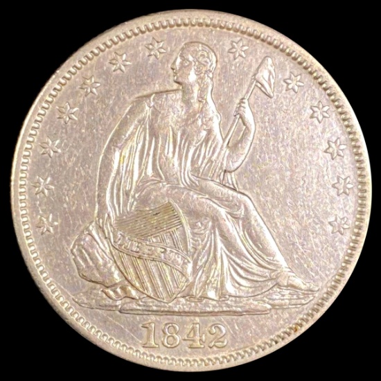 1842 Seated Liberty Half Dollar UNCIRCULATED