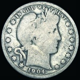 1904-S Barber Half Dollar NICELY CIRCULATED