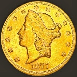 1877-S $20 Gold Double Eagle UNCIRCULATED