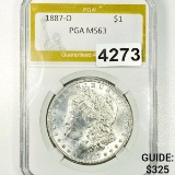 1887-O Morgan Silver Dollar PGA - MS63
