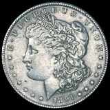 1891-S Morgan Silver Dollar NEARLY UNCIRCULATED
