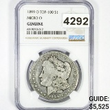1899-O Micro O Morgan Silver Dollar NGC - GENUINE