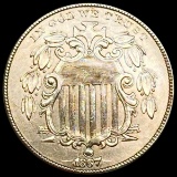 1867 Liberty Victory Nickel UNCIRCULATED