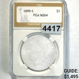 1899-S Morgan Silver Dollar PGA - MS64