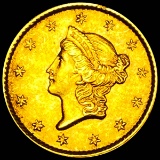 1853 Ty 1 Rare Gold Dollar UNCIRCULATED