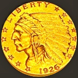 1926 $2.50 Gold Quarter Eagle UNCIRCULATED