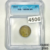 1907 Indian Head Cent ICG - MS66 BN