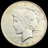 1934-S Silver Peace Dollar CLOSELY UNCIRCULATED