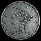 1841 BN Braided Hair Large Cent UNCIRCULATED