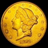 1904-S $20 Gold Double Eagle UNCIRCULATED