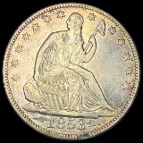 1853-O Arrows and Rays Seated Liberty Half Dollar