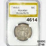 1915-S Panama-Pacific Half Dollar PGA - MS61