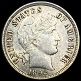 1892 Barber Dime UNCIRCULATED