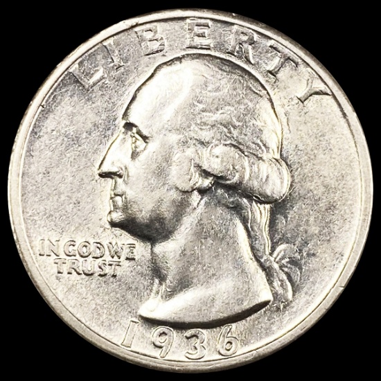 1936-D Washington Silver Quarter UNCIRCULATED