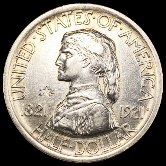 1921 2x4 Missouri Half Dollar CLOSELY