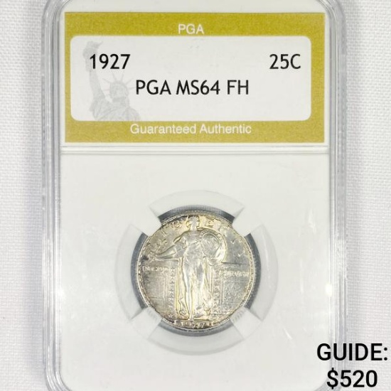1927 Standing Liberty Quarter PGA-MS64 FH