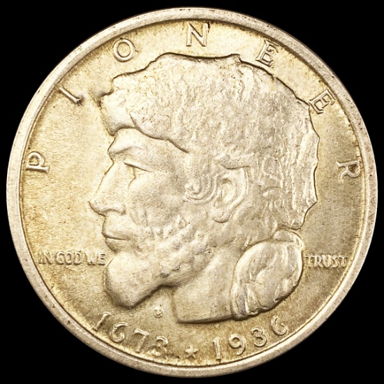 1936 Elgin Half Dollar NEARLY UNCIRCULATED