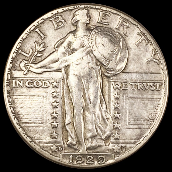 1929-D Standing Liberty Quarter NEARLY