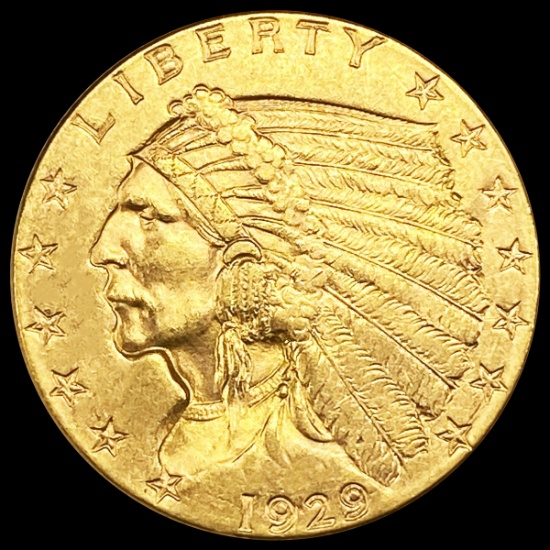 1929 $2.50 Gold Quarter Eagle UNCIRCULATED
