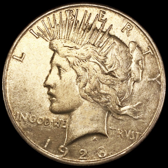 1928-S Silver Peace Dollar CLOSELY UNCIRCULATED