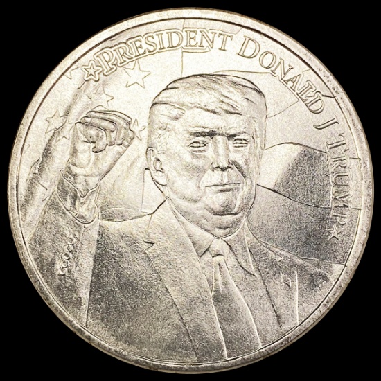 2020 1oz Silver Trump Coin UNCIRCULATED