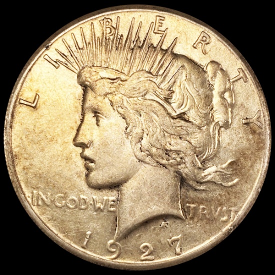 1927 Silver Peace Dollar CLOSELY UNCIRCULATED