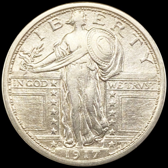 1917-D Standing Liberty Quarter CLOSELY