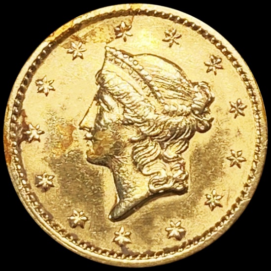 1853 Rare Gold Dollar UNCIRCULATED