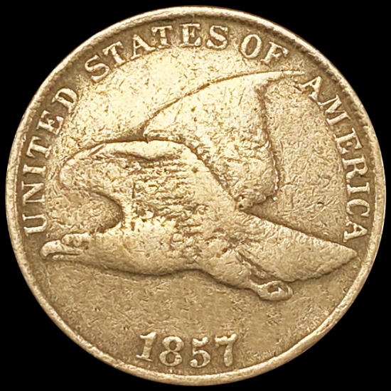 1857 Flying Eagle Cent LIGHTLY CIRCULATED
