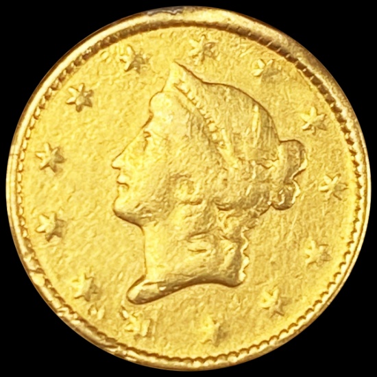 1851 Rare Gold Dollar LIGHTLY CIRCULATED