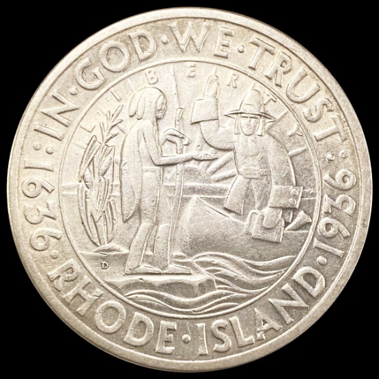 1936 Rhode Island Half Dollar UNCIRCULATED
