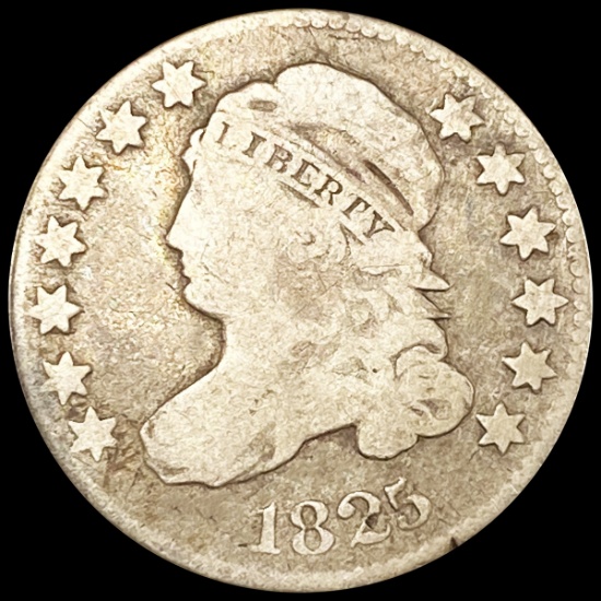 1825 Capped Bust Dime NICELY CIRCULATED