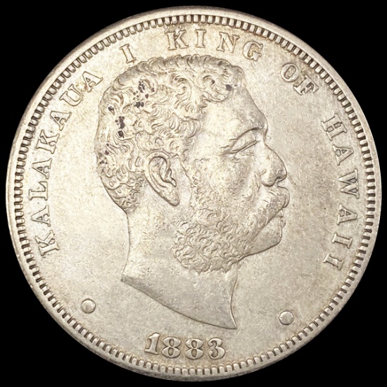 1883 Kingdom of Hawaii Dollar CLOSELY