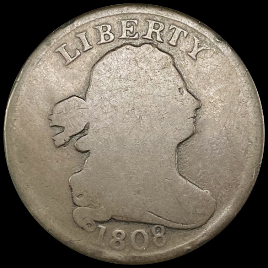 1808 Draped Bust Half Cent NICELY CIRCULATED
