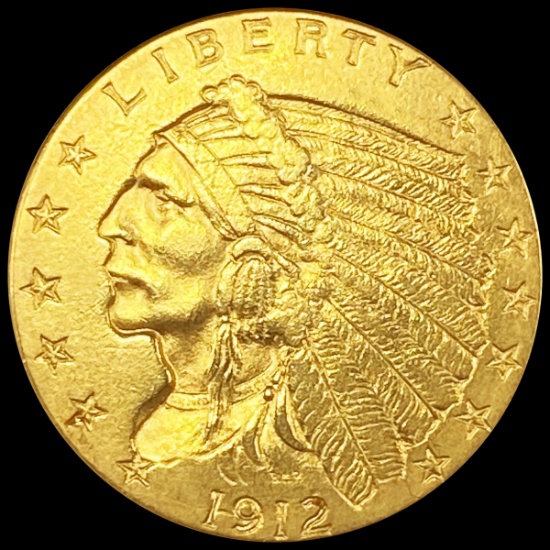 1912 $2.50 Gold Quarter Eagle UNCIRCULATED