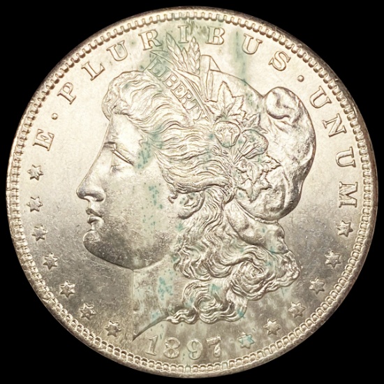 1897-S Morgan Silver Dollar UNCIRCULATED