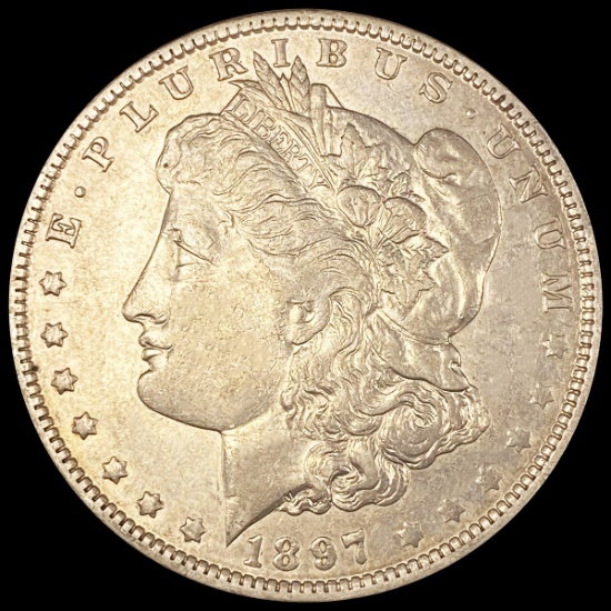 1897-O Morgan Silver Dollar ABOUT UNCIRCULATED