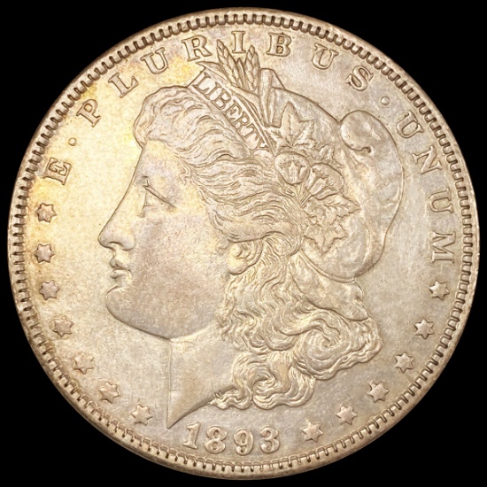 1893 Morgan Silver Dollar NEARLY UNCIRCULATED