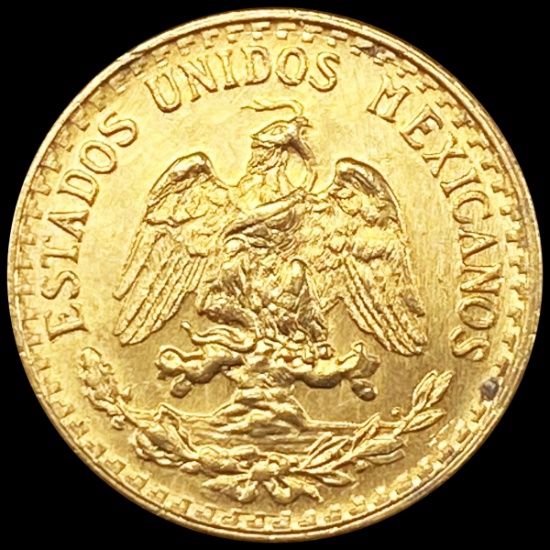 1945 2 Pesos UNCIRCULATED